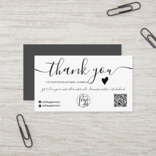 Moderner QR-Code Schwarz-Weiß-Reihenfolge Vielen D Visitenkarte