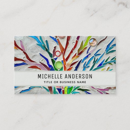 Moderner QR-Code Visitenkarte (Vorderseite)