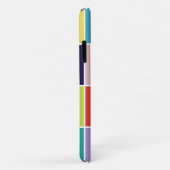 Moderner quadratischer Farbblock mit Monogramm Case-Mate iPhone Hülle (Hinten/Rechts)