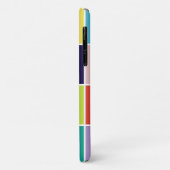 Moderner quadratischer Farbblock mit Monogramm Case-Mate iPhone Hülle (Hinten/Links)