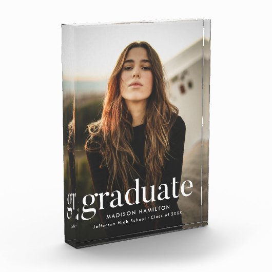 Moderner raffinierter Abschluss Fotoblock (Links)