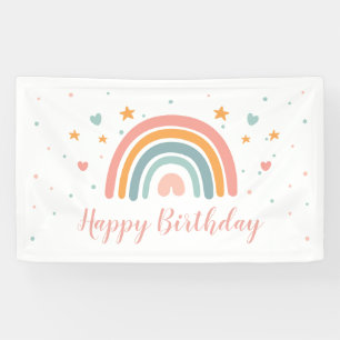 Moderner Rainbow-Banner Banner