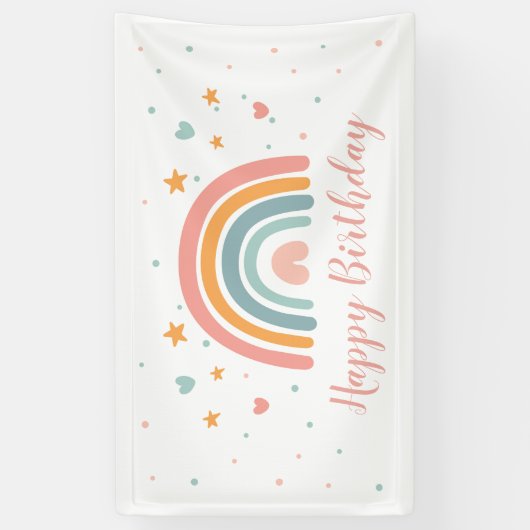 Moderner Rainbow-Banner Banner (Vertikal)