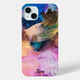 Moderner Rainbow-farbiger marmorierter, benutzerde Case-Mate iPhone Hülle