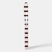 Moderner Rainbow Heart Gay Pride Custom Case (Rückseite / Links)