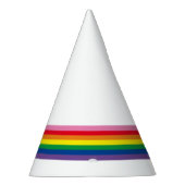 Moderner Rainbow-Party Partyhütchen (Rechts)