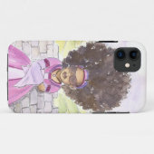 Moderner Rapunzel Afro iphone Fall Case-Mate iPhone Hülle (Rückseite (Horizontal))