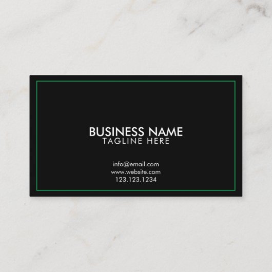 Moderner Rasen- und Rasenservice für Grün und Schw Visitenkarte (Rückseite)