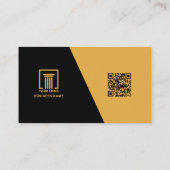 Moderner Real Anwesen Attorney | Einfach Visitenkarte (Rückseite)