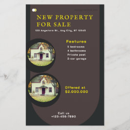 Moderner Real Anwesen Flyer