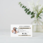 Moderner Real Anwesen Marketing Business Realtor Visitenkarte (Stehend Vorderseite)