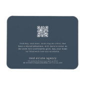 Moderner realer Anwesen Business Holiday Magnet (Horizontal)