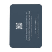 Moderner realer Anwesen Business Holiday Magnet (Vertikal)