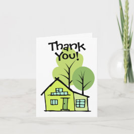 Moderner Realtor Kunde Vielen Dank Karte