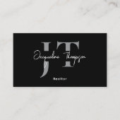 Moderner Realtor Real Anwesen Agent Foto QR Code Visitenkarte (Vorderseite)