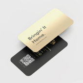 MODERNER REALTOR REAL ANWESEN AGENT MINIMALISTISCH VISITENKARTE