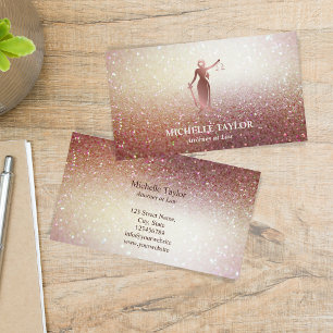 Moderner Rechtsanwalt an der Kanzlei Visitenkarte