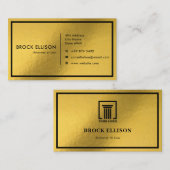 Moderner Rechtsanwalt | Einfache Visitenkarte (Vorne/Hinten)