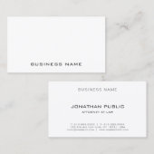 Moderner Rechtsanwalt für elegante Vorlage Visitenkarte (Vorne/Hinten)