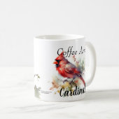 Moderner Reds Kaffee und Kardinal Kaffeetasse (VorderseiteRechts)