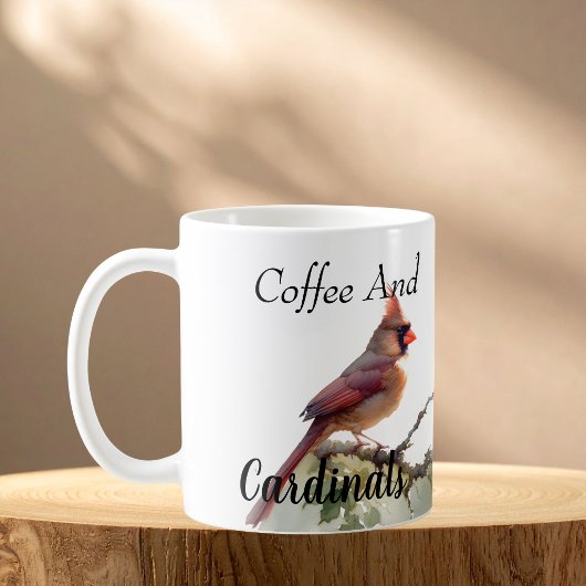 Moderner Reds Kaffee und Kardinal Kaffeetasse