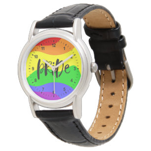 Moderner Regenbogen Armbanduhr