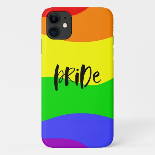 Moderner Regenbogen Case-Mate iPhone Hülle (Rückseite)