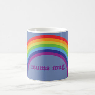 moderner Regenbogen der Mama-Tasse Kaffeetasse