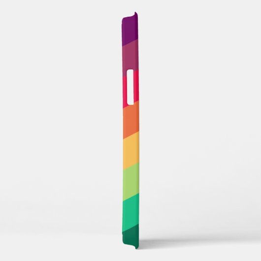 Moderner Regenbogen | Farbiger LGBT-Gay Pride Case-Mate iPhone Hülle (Rückseite / Rechts)