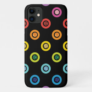 Moderner Regenbogen-Glitzer-Dot-Shimmer-Muster Case-Mate iPhone Hülle