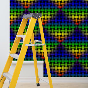 Moderner Regenbogen-Kleeblatt Tapete