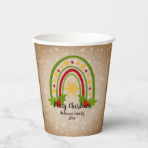 Moderner Regenbogen Weihnachten 20xx Jahr Text