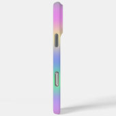 Moderner Regenbogenfarbstreifen Mit Monogramm Case-Mate iPhone Hülle (Rückseite / Rechts)