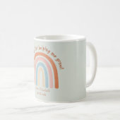 Moderner Regenbogenlehrer Danke für Ihre Tasse (VorderseiteRechts)