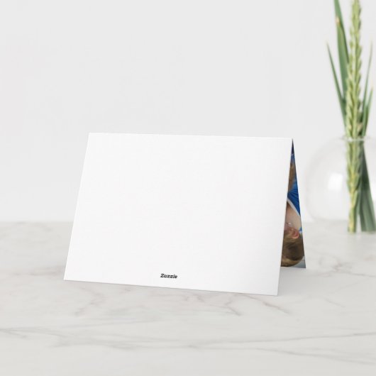 Moderner Regenbogenlehrer Danke Karte (Rückseite)