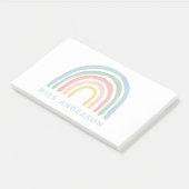 Moderner Regenbogenlehrer dankt Ihnen für Ihr Gesc Post-it Klebezettel (angewinkelt)