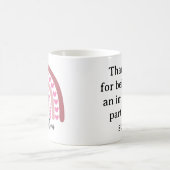 Moderner Regenbogenlehrer Kaffeetasse (Mittel)