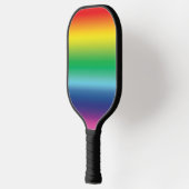Moderner Regenbogenverlauf Lgbtq-Gay Pride Pickleball Schläger (Links)