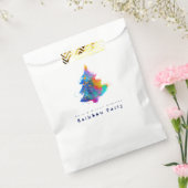 Moderner Regenbogenweihnachtsbaum Personalisiert Geschenktütchen (Versiegelt)