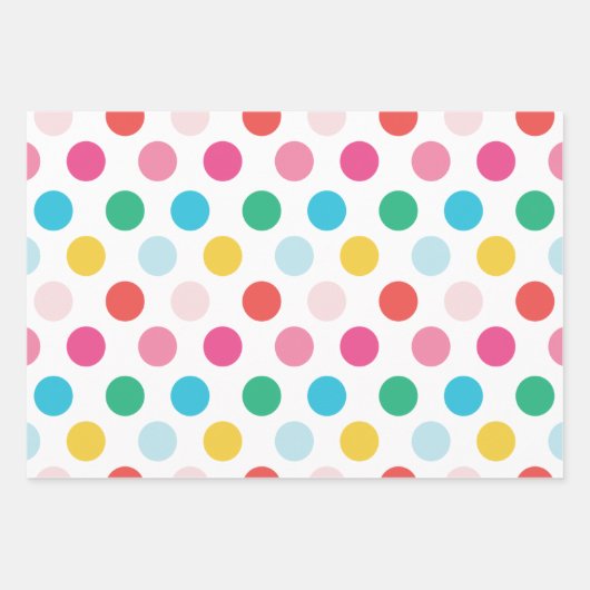 Moderner Regenbogenweihnachtsbaum und String Light Geschenkpapier Set (Vorderseite 3)