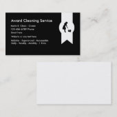 Moderner Reinigungs-Service Visitenkarte (Vorne/Hinten)