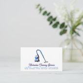 Moderner Reinigungsdienst Soziale Medien Visitenkarte (Stehend Vorderseite)