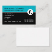 Moderner Reinigungsservice Einmalige Visitenkarten Visitenkarte (Vorne/Hinten)