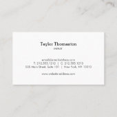 Moderner Reinigungsservice, Hausmeister-Visitenkar Visitenkarte (Rückseite)