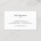 Moderner Reinigungsservice, Hausmeister-Visitenkar Visitenkarte (Rückseite)