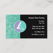 Moderner Reinigungsservice Visitenkarte (Vorderseite)