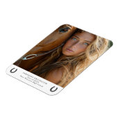 Moderner Reitpferd Foto Abschluss Magnet (Linke Seite)