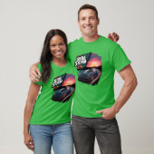 Moderner Rennwagenjunge T-Shirt (Unisex)