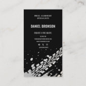 Moderner Reparaturservice für Auto Visitenkarte (Rückseite)