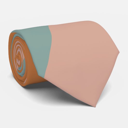 Moderner Retro 70er Krawatte (Gerollt)